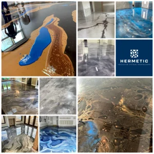 Sisteme pardoseli epoxidice metalice