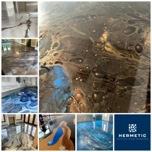 Firma pardoseli epoxidice metalice